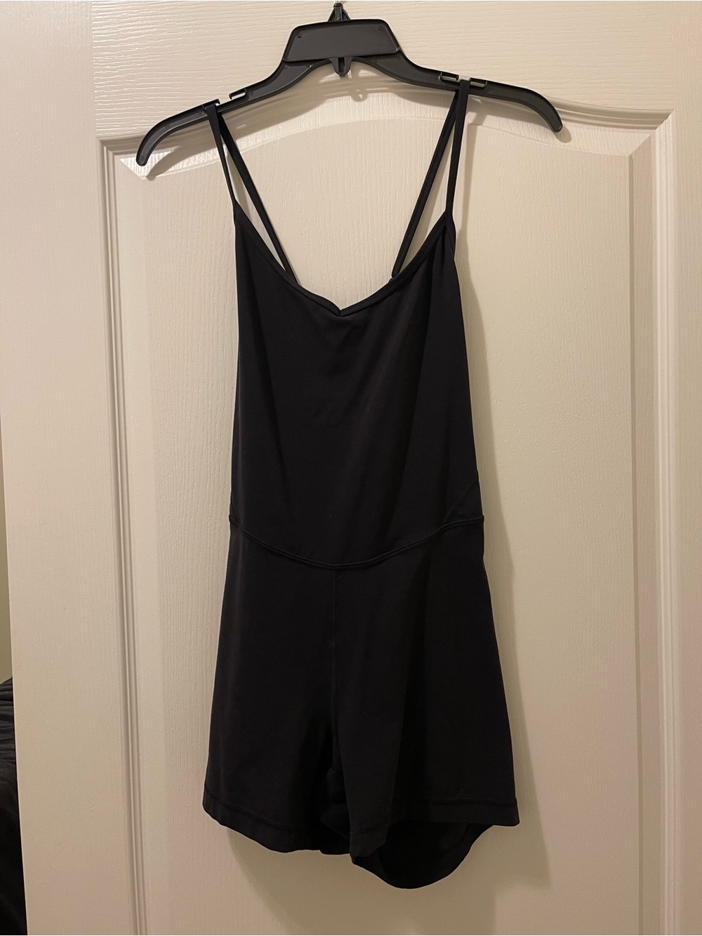 lululemon athletica Black Align Cross Back Bodysuit 4”